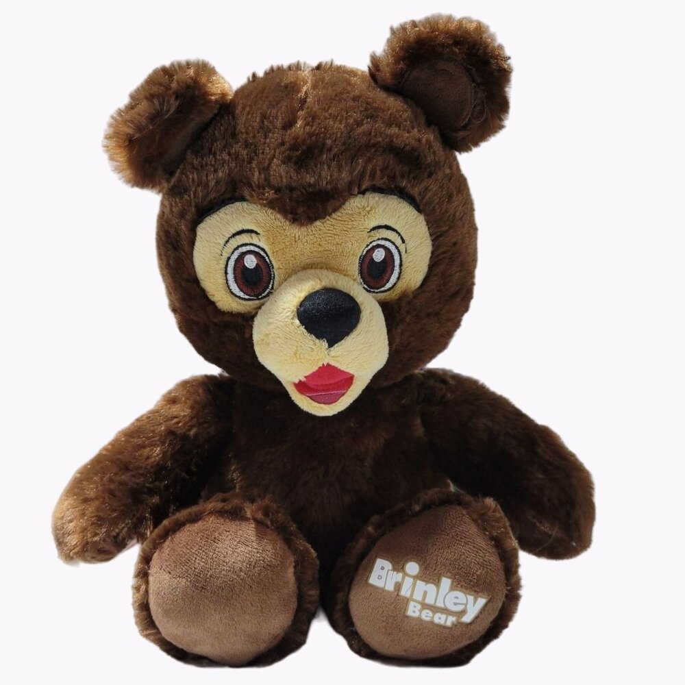 Build a Bear Wolf Lodge Brinley Bear 15 inch Plush Brown Stuffed Animal Toy BAB